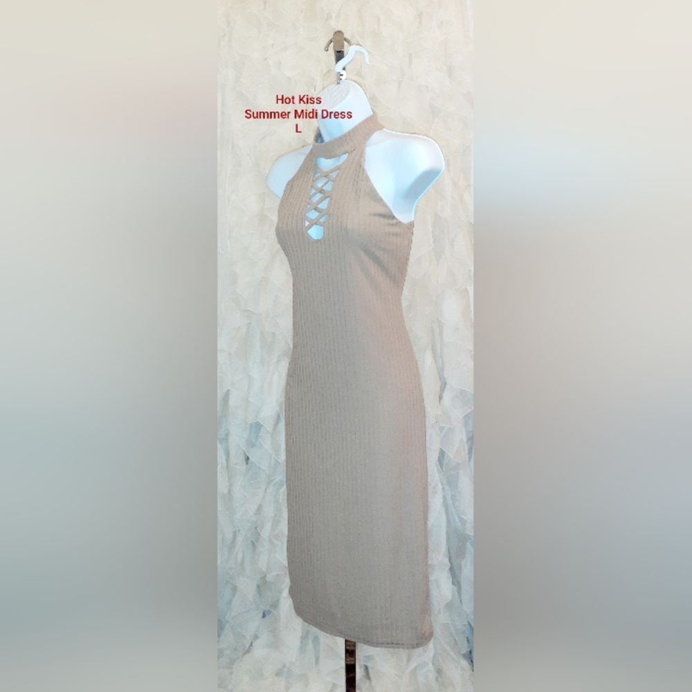 Hot Kiss Summer Midi Dress L